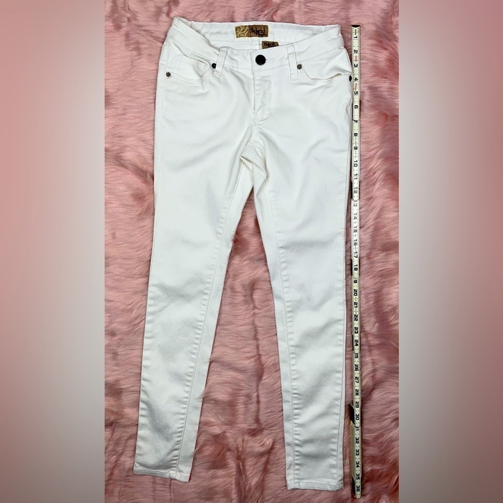 Hybrid & Company White Skinny Jeans Sz 3